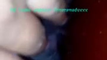 Sri Lankan babe works her pink pussy