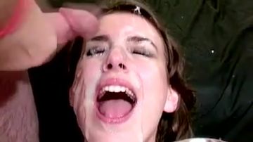 She wants to catch every last drop of cum