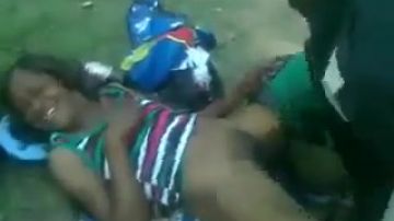 African slut fucking