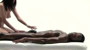 Schwarzer Schwanz Massage - HD
