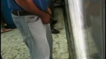 Pissing in public with old Daddies