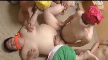 Chubby dude gets hard banged