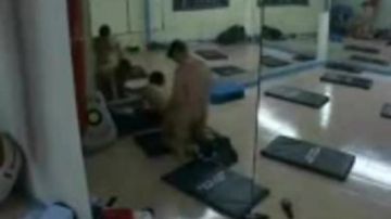 Crepitantes árabes follando en el gimnasio