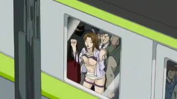 Une femme hentai baisée dans le train