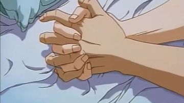 Gay couple enjoy romantic moment