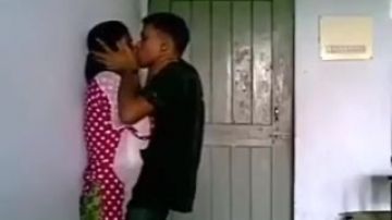 Indian woman gets licked