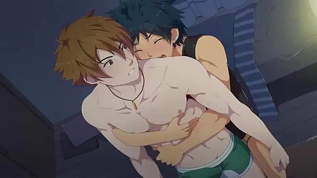 Anmated Porn - Animated gay boys making an anal anime porn