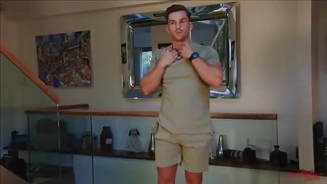Jerking off solo outdoor gym